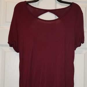 Relaxed Blouse maroon